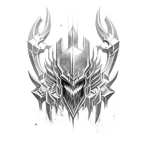 mordekaiser from league of legends  tattoo design idea