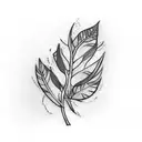 Olive leaf tattoo design under the collarbone tattoo design idea