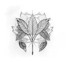 Olive leaf tattoo design under the collarbone tattoo design idea