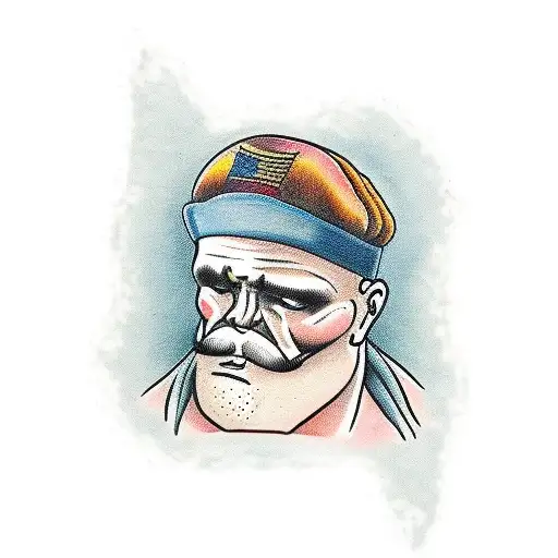 bare knuckle boxer tattoo design idea