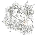 matching cousin tattoo tattoo design idea