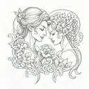 matching cousin tattoo tattoo design idea
