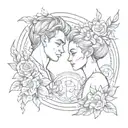 matching cousin tattoo tattoo design idea