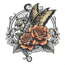 We are dust and shadow tattoo design idea