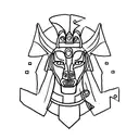 Anubis tattoo design idea