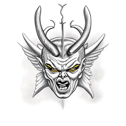 Cupid Satan  tattoo design idea