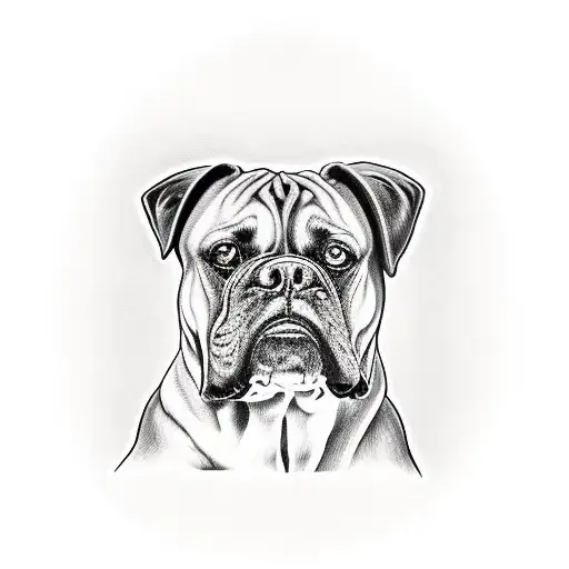 zevs like boxer with gloves tattoo design idea