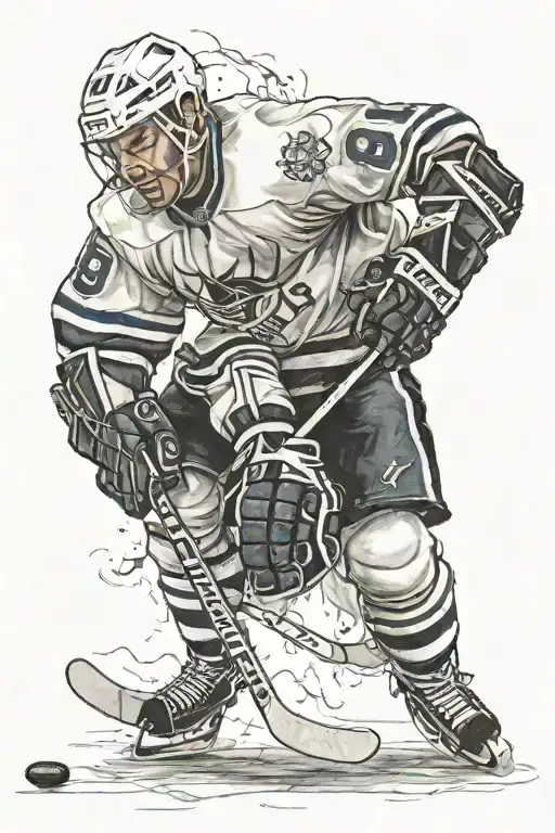 Icehockey, Gym, Handball player tattoo design idea