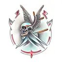 biomechanic tattoo design idea