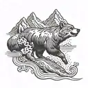 alaska themed tattoo tattoo design idea