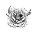 I just didn't quit with rose and scorpio and capricorn tattoo design idea