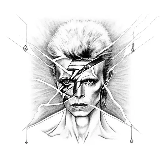 David Bowie Starman Orion tattoo design idea