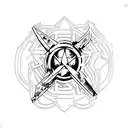 Resident evil Logo  tattoo design idea