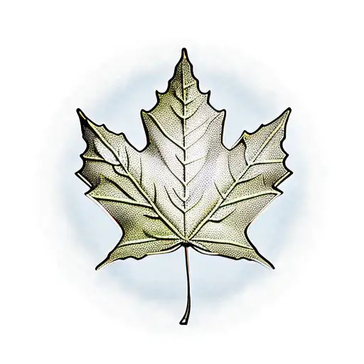 MAPLE LEAF tattoo design idea