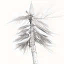 Canada flag palmetto tree  tattoo design idea