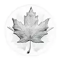 MAPLE LEAF tattoo design idea