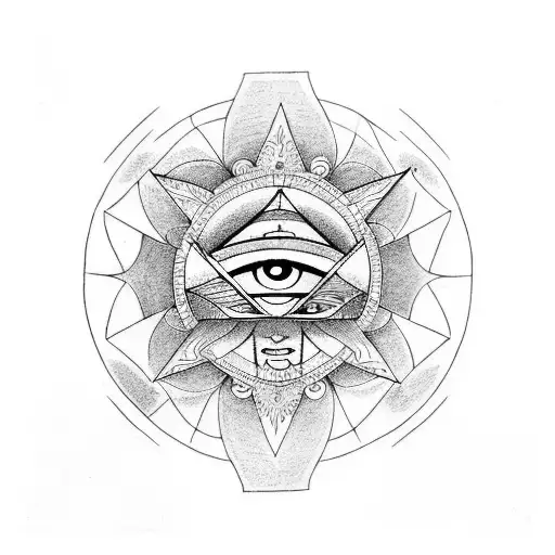 Third Eye tattoo design idea