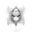 matrix with spoon  tattoo design idea