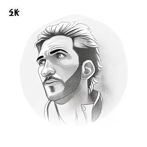 the man in the arena  tattoo design idea