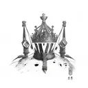 Heavy is the head that wears the crown tattoo design idea