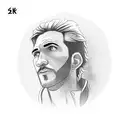 the man in the arena  tattoo design idea