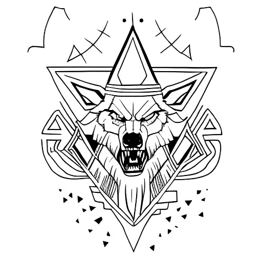 lobo tattoo design idea