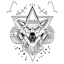 lobo tattoo design idea