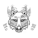 lobo tattoo design idea