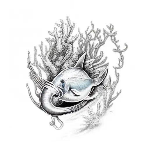 sea animals  tattoo design idea