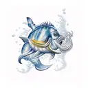 sea animals  tattoo design idea