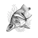 sea animals  tattoo design idea