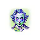 willy wonka tattoo design idea