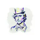 willy wonka tattoo design idea