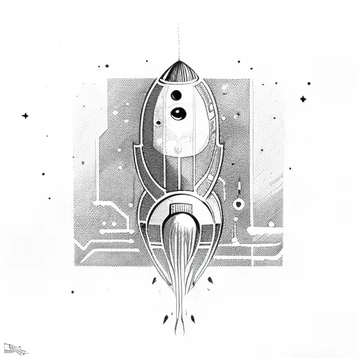 rocket from guardians of galaxy tattoo design idea
