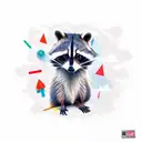 raccoon rocket tattoo design idea