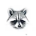 raccoon rocket tattoo design idea