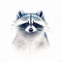 raccoon rocket tattoo design idea