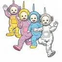 Teletubbie tattoo design idea