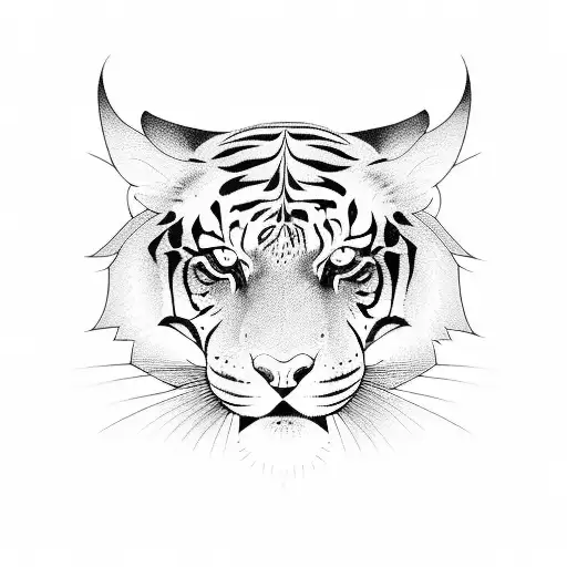 tigress tattoo design idea