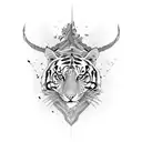 tigress tattoo design idea