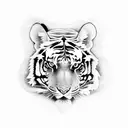 tigress tattoo design idea