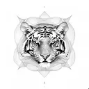 tigress tattoo design idea