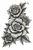 floral shoulder wrap   tattoo design idea