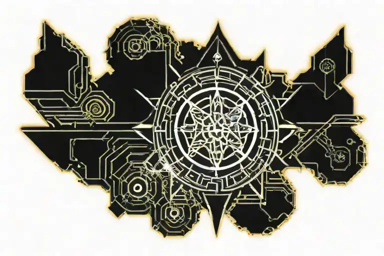 Skyrim tattoo design idea