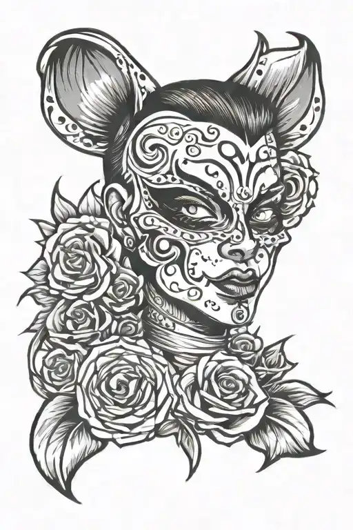 rockabilly  tattoo design idea