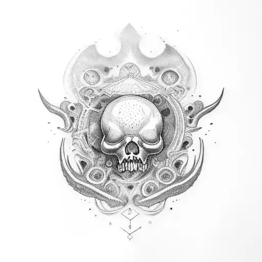 the blue oyster tattoo design idea