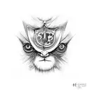 Harry Potter theme without faces tattoo design idea