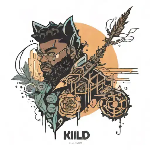 Khalid location song incorporated tattoo design idea