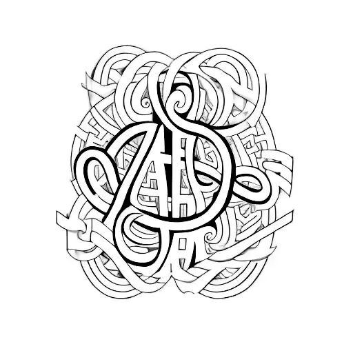 A minimalist tattoo of the word 'amor' in Spanish with the letters 'R' and 'M' written in a unique way tattoo design idea