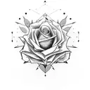 sleeve rose clock condor tattoo design idea